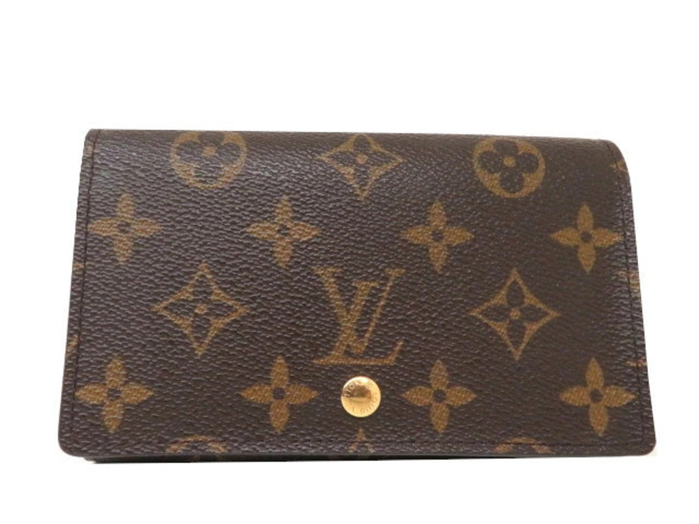 LOUIS VUITTON Portemonnaie Wallet Billet Tresor Monogram
